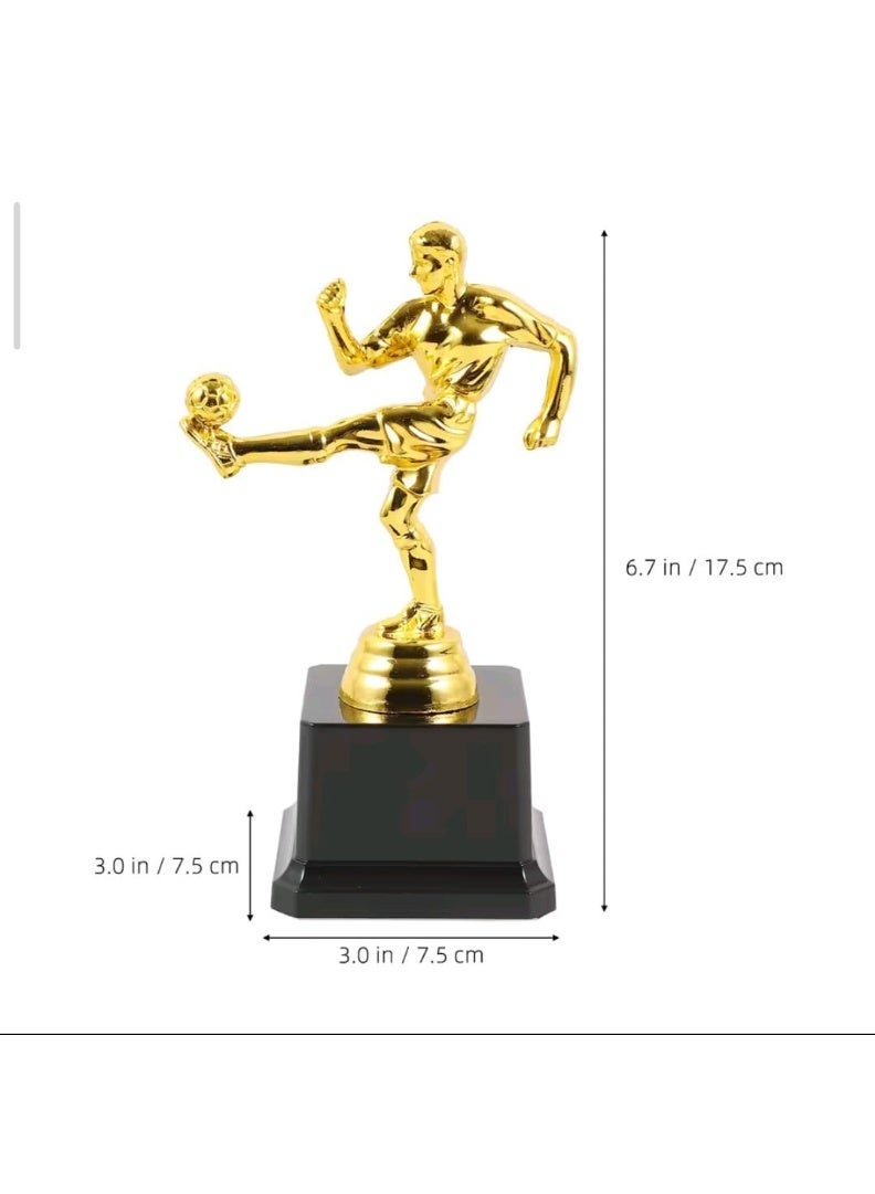 A classic gold football championship trophy with a sturdy base - perfect for school awards, sports competitions, and party favors. - Image 3